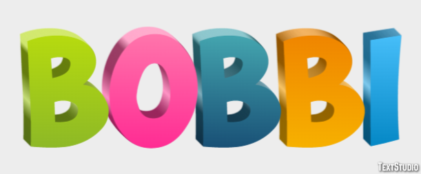 Bobbi Efekt tekstowy