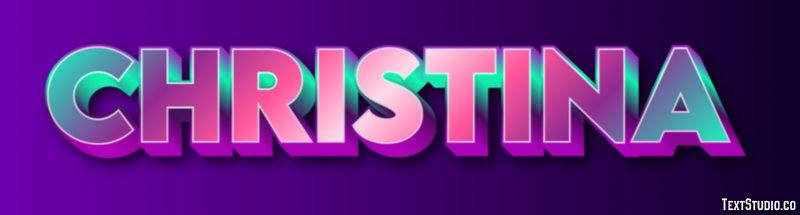 Christina Efecto de Texto