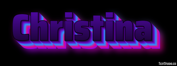 Christina Texteffekt