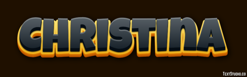 Christina Text Effect