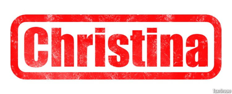 Christina Text effect