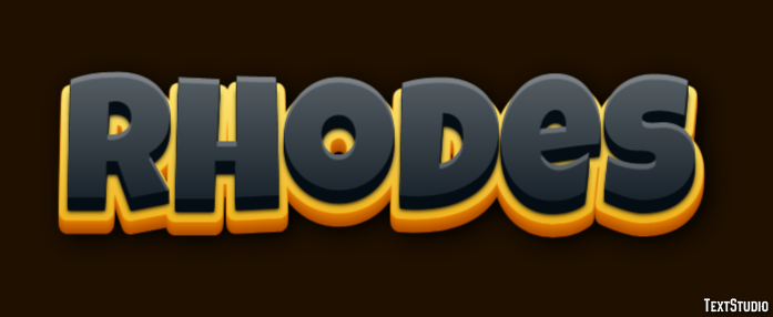 Rhodes Efekt tekstowy