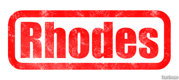 Rhodes Efekt tekstowy