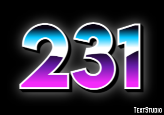 231 Text Effect