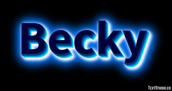 Becky Efekt tekstowy