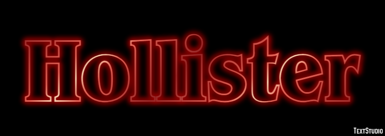 Hollister Efecto de Texto