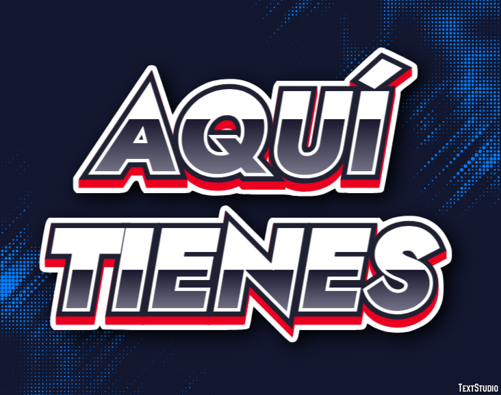 Aquí tienes Efecto de texto