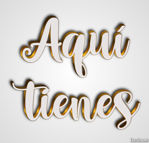 Aquí tienes Efecto de texto