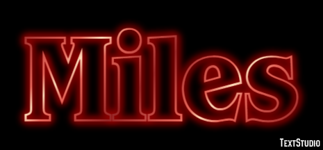 Miles Efekt tekstowy