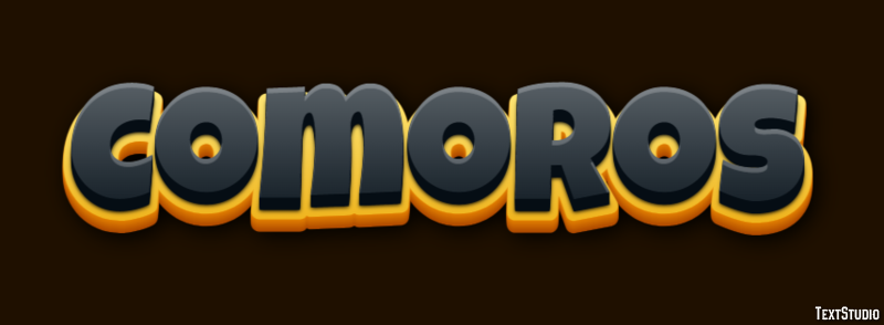Comoros Text Effect