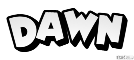 Dawn Text Effect