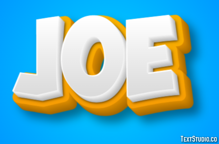 Joe Text Effect