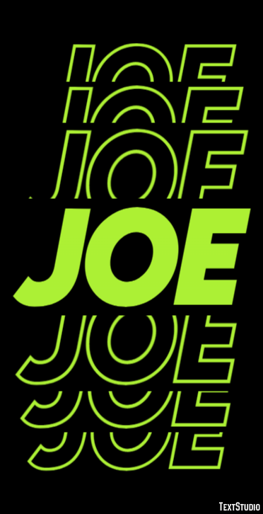 Joe Efecto de Texto