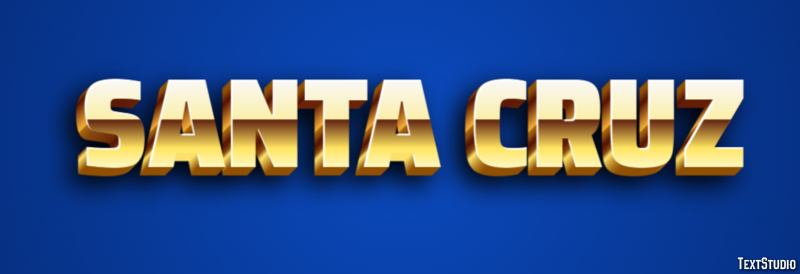 Santa Cruz Texteffekt