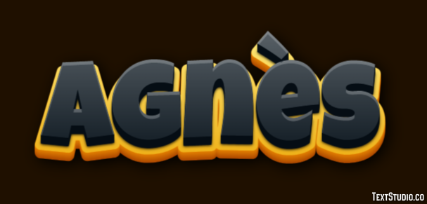 Agnès Text Effect