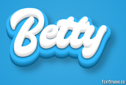 Betty テキスト効果