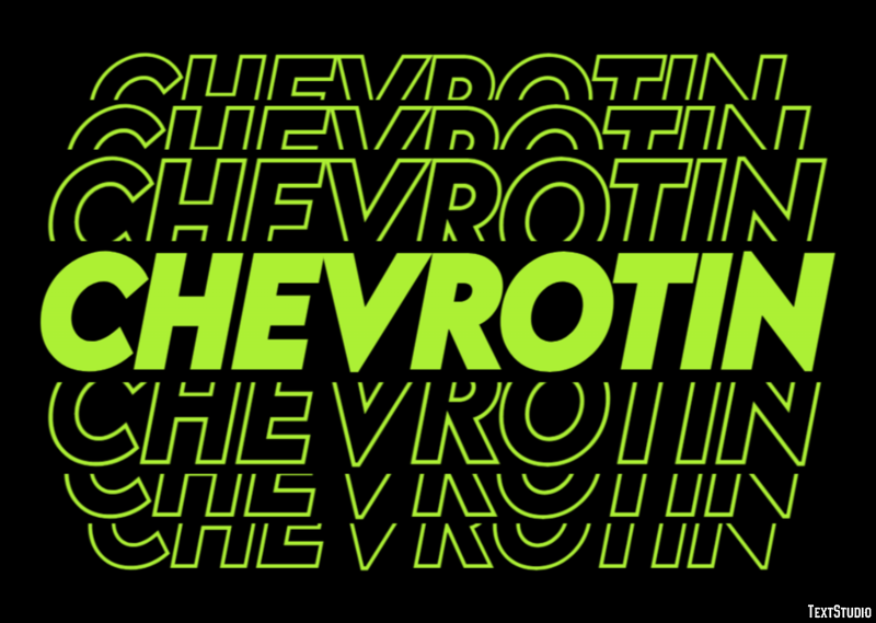 Chevrotin Effet de texte