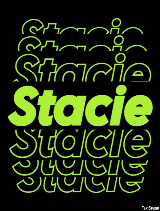 Stacie Text Effect