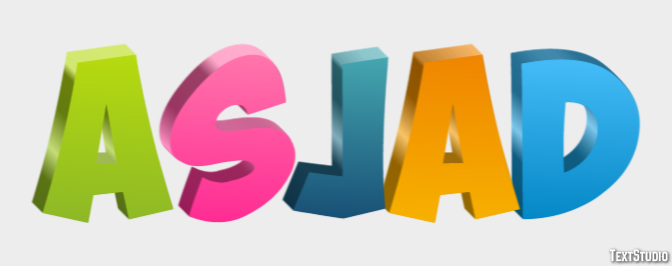Asjad Text Effect