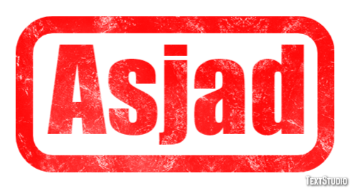 Asjad Text Effect