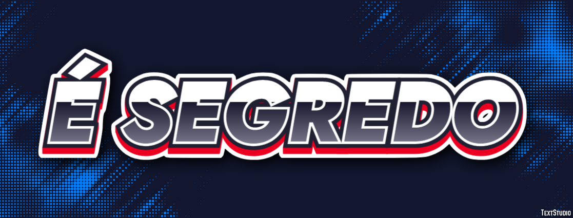 É segredo Text Effect