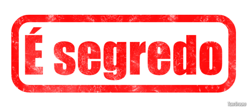 É segredo Effetto testo