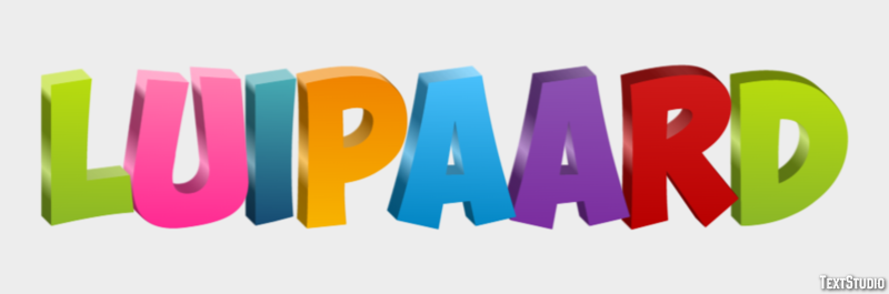 Luipaard Tekst Effect