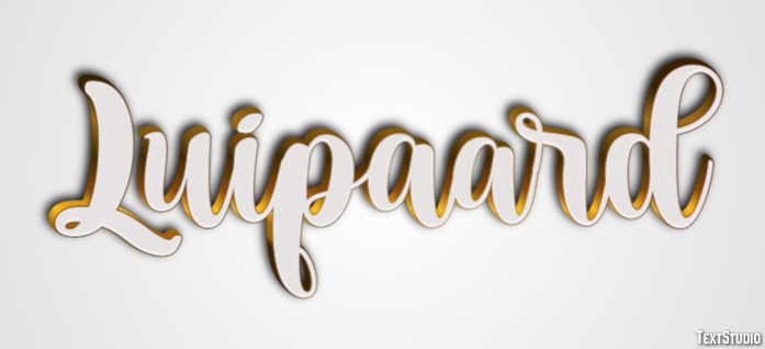 Luipaard Tekst Effect