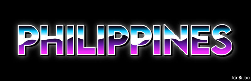 Philippines Effetto testo