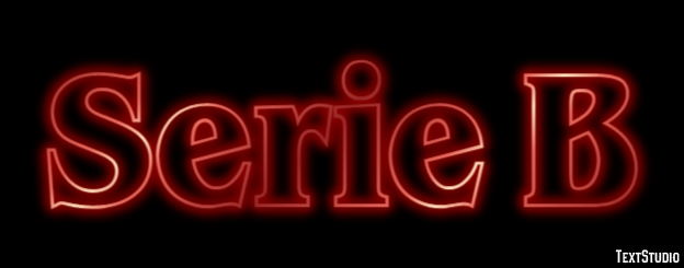 Serie B Effet de texte
