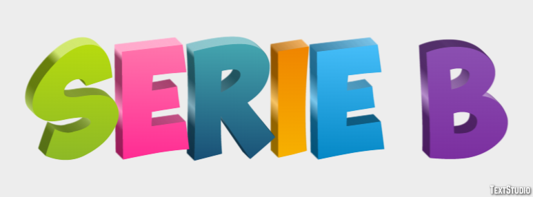 Serie B Effet de texte