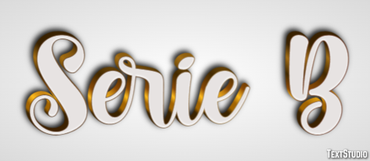 Serie B Effet de texte