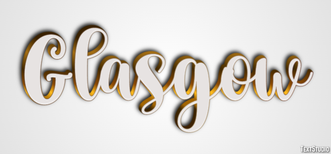 Glasgow Effetto testo