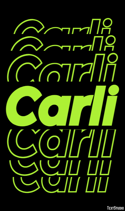 Carli Efekt tekstowy