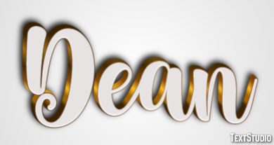 Dean Efekt tekstowy