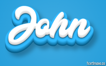 John Efecto de Texto