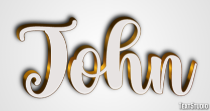 John Efecto de Texto