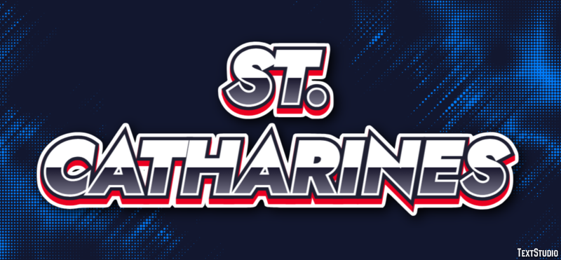 St. Catharines Efecto de Texto