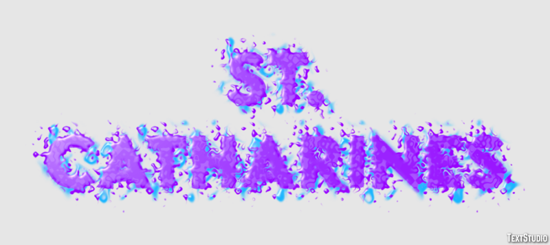 St. Catharines Efecto de Texto