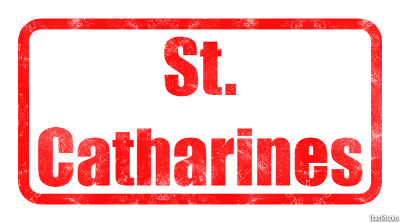 St. Catharines Texteffekt
