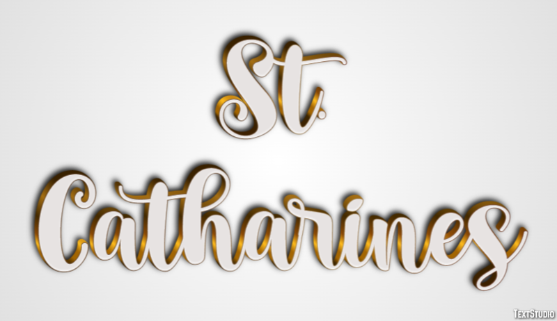 St. Catharines Texteffekt