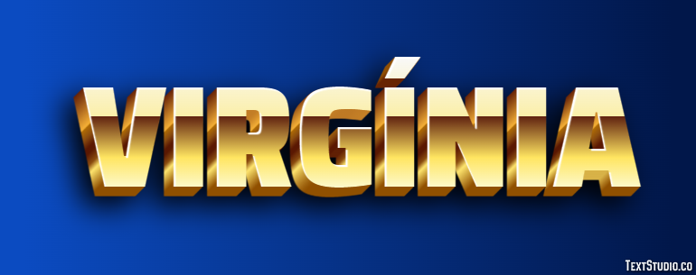 Virgínia Text Effect