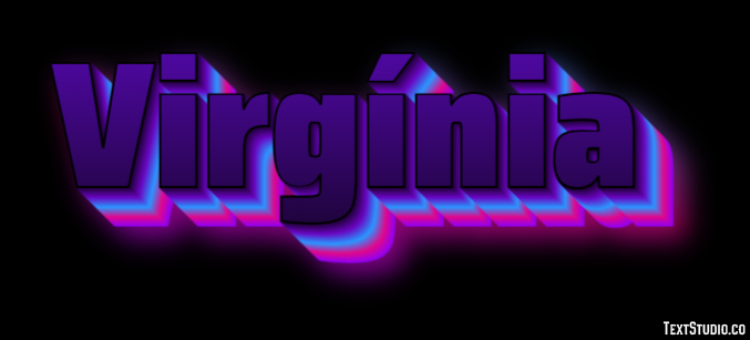 Virgínia Text Effect
