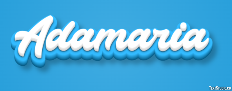 Adamaria Effet de texte