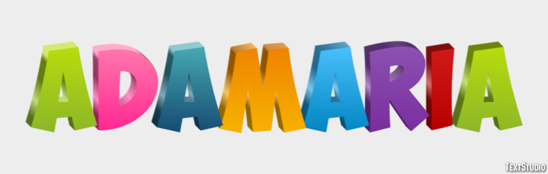 Adamaria Effet de texte