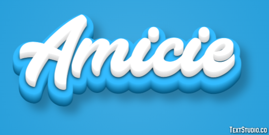 Amicie Efecto de texto