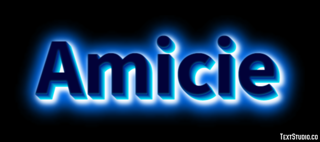 Amicie Efecto de texto