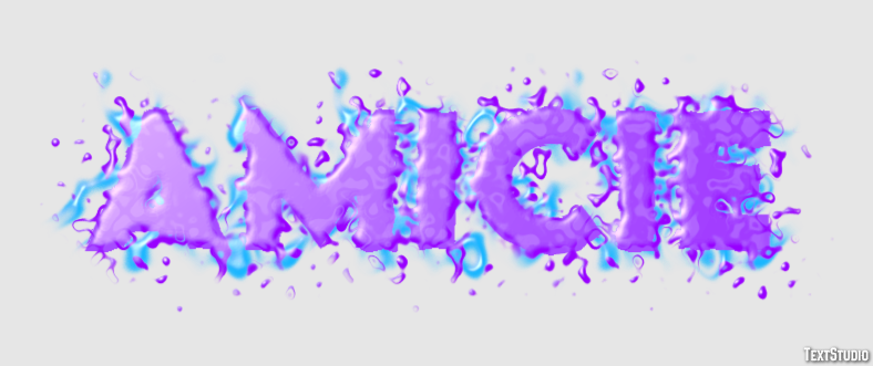 Amicie Efecto de texto