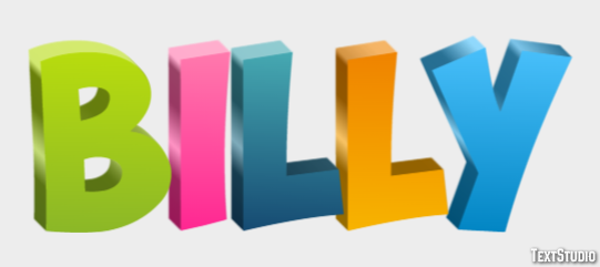 Billy Efecto de Texto