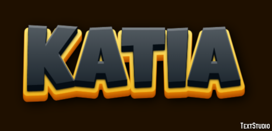 Katia Efecto de texto